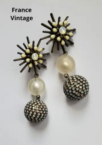 France Vintage 빈티지 에뚜왈 비쥬 귀걸이