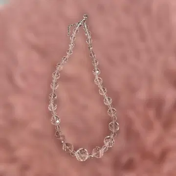 목걸이 투명 수정 컬렉션 액세서리 오샤레