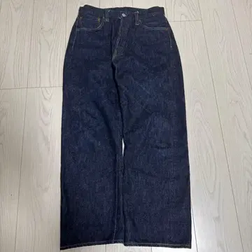 SUGAR CANE 다크 데님 스트레이트 청바지 W33 L34 1937