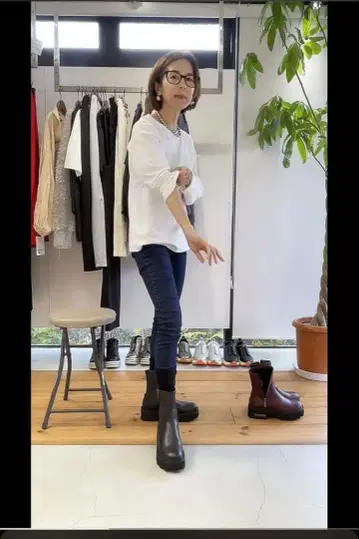 [ 새상품 ] 블랙 숏부츠 이시카와라보 누벨 보그