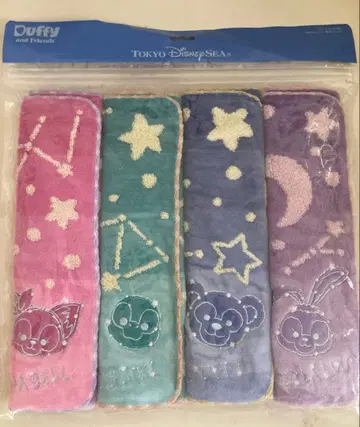 더피&프렌즈 미니 타월 4장 세트