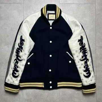 Witz limited 가죽 바시티 자켓