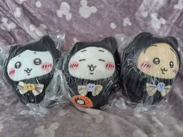 치이카와 (먼작귀) 검은 고양이 봉제 인형 3종 세트
