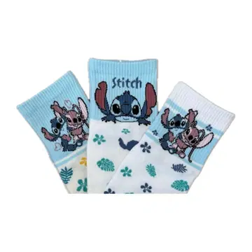 [ 미사용 새상품 ] 스티치 양말 3족 세트 #Disney #Stitch