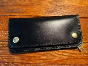 롱 트래커 지갑 트래커 지갑 소가죽 놋쇠