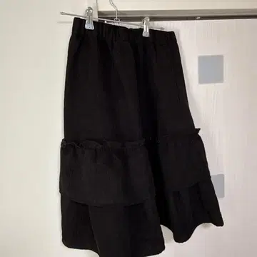 UNE MANSION 플레어 스커트 블랙 FREE