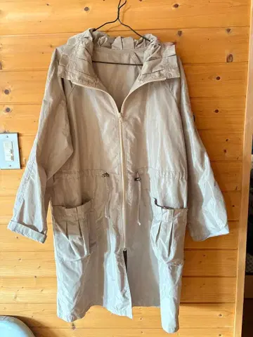 스페치오 SPECCHIO 폴리에스테르 롱 코트 스탠드 카라 코트