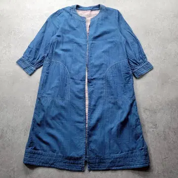 [새상품급] Golden Bear 골든베어 데님 코트 원피스 M