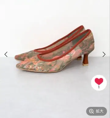 NICAL 그라데이션 레이스 힐 펌프스