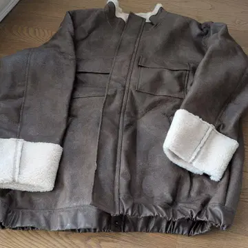 nico and - 브라운 자켓 점퍼 방한복 L