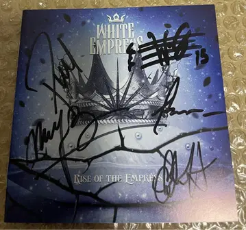 White Empress 사인 포함 소책자 멜로딕 데스 메탈