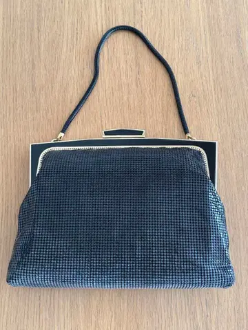 GLOMESH 블랙 메쉬 파티 백