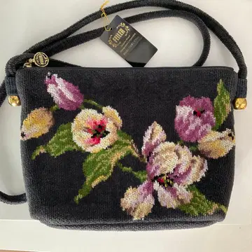 페이 꽃무늬 숄더백