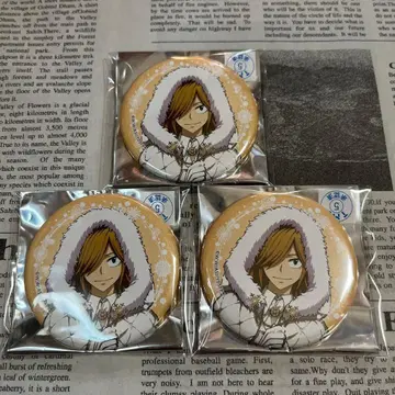 아오야기 하지메*겁쟁이 페달*스노우 화이트*캔뱃지 3점