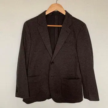 UNIQLO / 컴포트 2B 자켓 치도리 S 다크 브라운