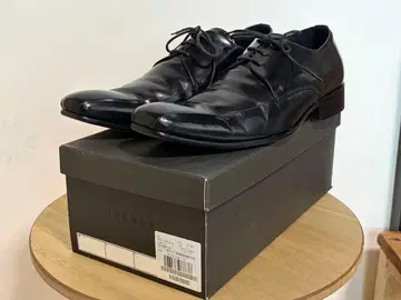 JUNMEN 비즈니스 슈즈 드레스 슈즈 가죽 신발 블랙 L 일본제