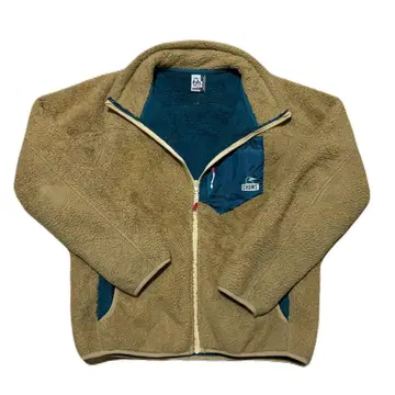 CHUMS 참스 본딩 플리스 자켓 브라운 L