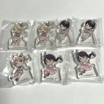 뱅드림 아크릴 블록 Morfonica 묶음 판매