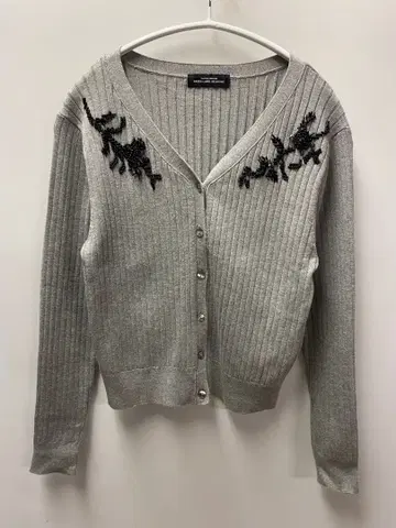 green label relaxing CS V넥 비즈 가디건