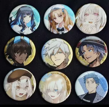 Fate/Grand Order 글리터 캔뱃지 9종 컴프 로손