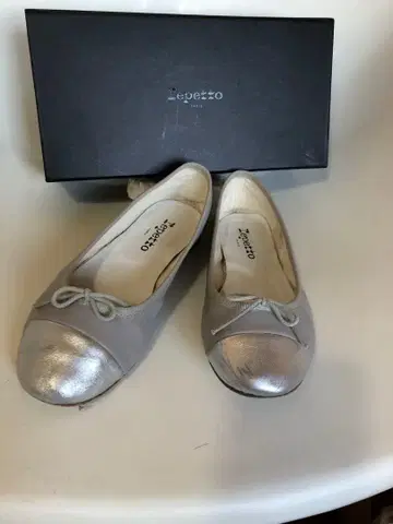 repetto 레페토 플로라 밸리 슈즈 그레이 x 실버 새상품급