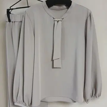 베이지 블라우스 셋업 38