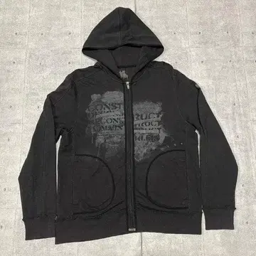 00s 캘빈클라인 지퍼 후드티 블랙 캘빈클라인