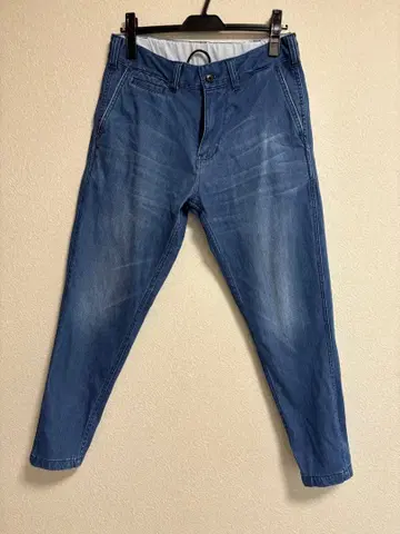 더 더퍼 슬림핏 파랑 데님 팬츠