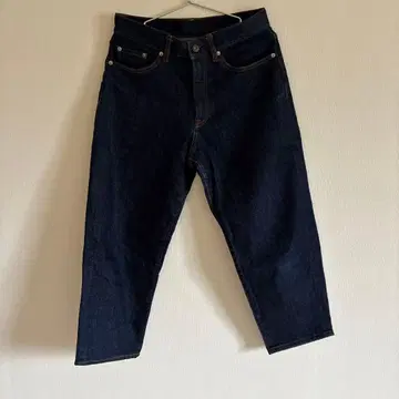 무지 라보 MUJI LABO 재팬 패브릭 데님 스트레치 와이드 팬츠