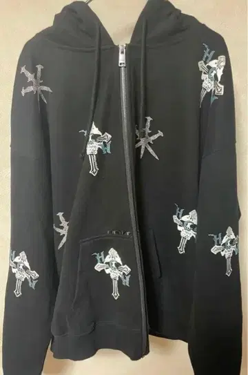 unknown 언노운 x HCW 풀 집업 후드티