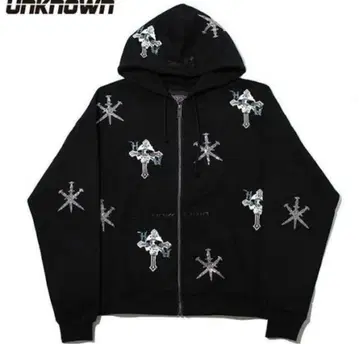 unknown 언노운 x HCW 풀 집업 후드티