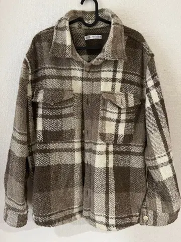 ZARA 플란넬 자켓