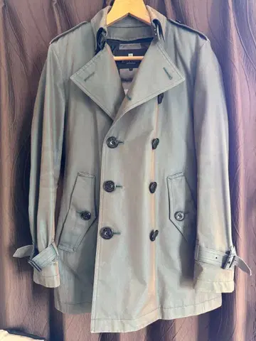 트렌치코트 허리 벨트 포함