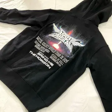 [ BABY METAL ] 월드 투어 후드티 L #Z54