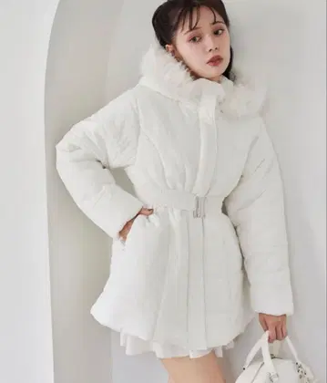 one after another NICECLAUP 인조 모피 충전솜 코트