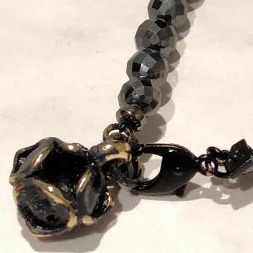 라이온 하트 헤마타이트 컷 비즈 팔찌 SV950 925