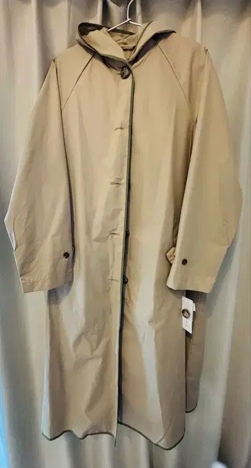 LIGNAGGIO 리나지오 새상품 롱 후드티 트렌치 레인코트