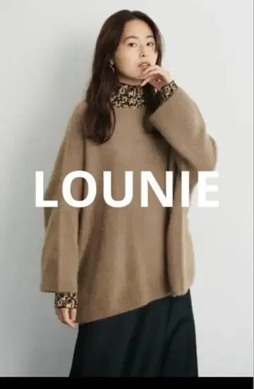 LOUNIE 라쿤 니트 하자 있음