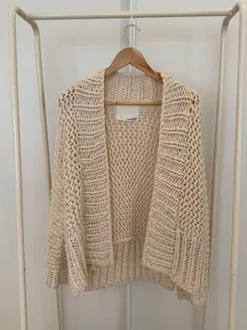 room306 니트 가디건 크림색