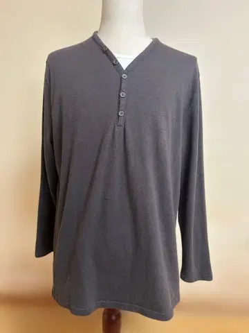 [ 완판/레어/3L ] KANSAI 긴팔 티셔츠 ( 차콜 )