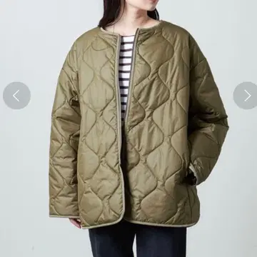 MARW UNITED ARROWS 퀼팅 자켓 올리브