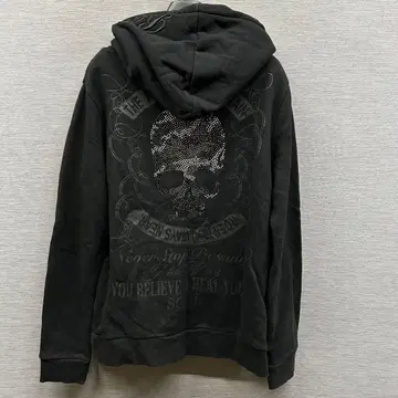 RAT Roen 지퍼 후드티 스컬 큐빅 로엔 Y2K