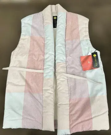 미야타 직물 미야타의 한텐 nodoka 판초 한텐 일본제 민소매 핑크