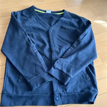 [ 새상품급 ] PUMA 네이비 버튼 가디건