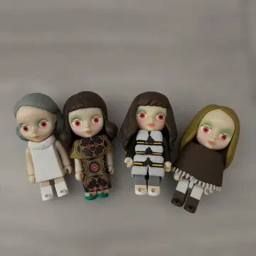 Blythe 피규어 인형 4체 세트