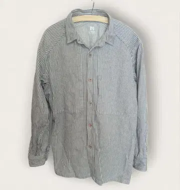 BEAMS GLAY 스트라이프 워크 셔츠