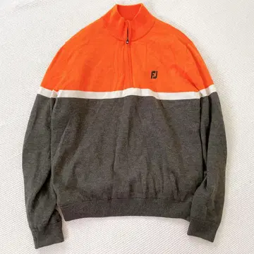 FJ 풋조이 골프 하프 집업 니트 스웨터