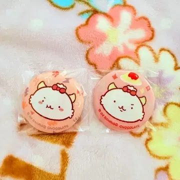 가오파와루 직조 원단 캔뱃지 컬렉션 캔뱃지 산리오