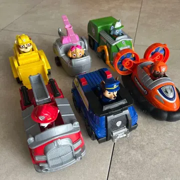 파우 패트롤 베이직 비클 6개 세트