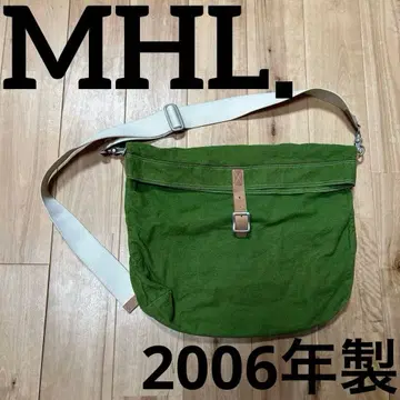 MHL 마가렛호웰 올리브 그린 숄더백